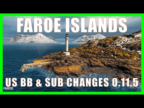 Update 0.11.5 World of Warships New Map Faroe Islands US BBs Wows News