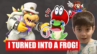I truned into a frog in Mario Odyssey - Gameplay part1