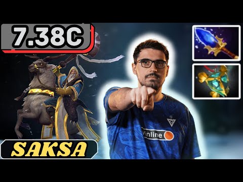 Saksa KEEPER OF THE LIGHT Soft Support Gameplay Patch 7.38c - Dota 2 Support