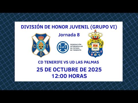 Directo | Tenerife | División de Honor Juvenil: CD Tenerife - UD Las Palmas