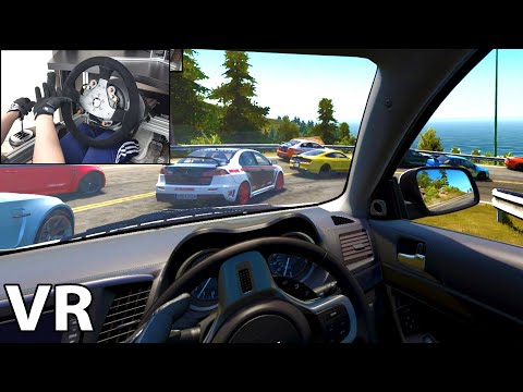 Mitsubishi Lancer Evo X in VR - Project Cars 2 (Steering Wheel + Shifter) Gameplay