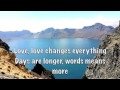 Love Changes Everything (lyrics) Michael Ball ...