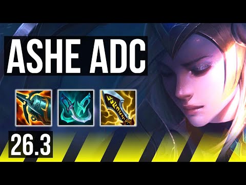 ASHE & Zyra vs APHELIOS & Thresh (ADC) | Good KDA: 11/1/8 | KR Master | 26.3