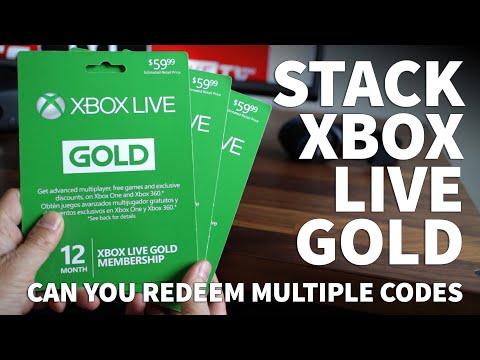 Can You Stack Xbox Live Gold Codes – How to Redeem and Extend Xbox Live Gold Subscription