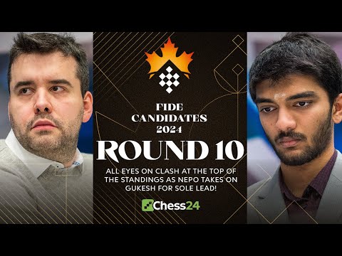 FIDE Candidates 2024 Rd 10 | All Eyes On Ian v Gukesh! Can Pragg, Hikaru, Vidit, Fabiano Chase Wins?