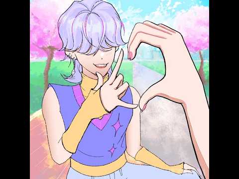 Finger Heart Challenge 🫶 Zoey & Mystery 🩵 KPOP Demon Hunters