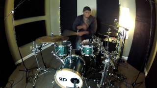 Lester Estelle on Risen Mini drumset