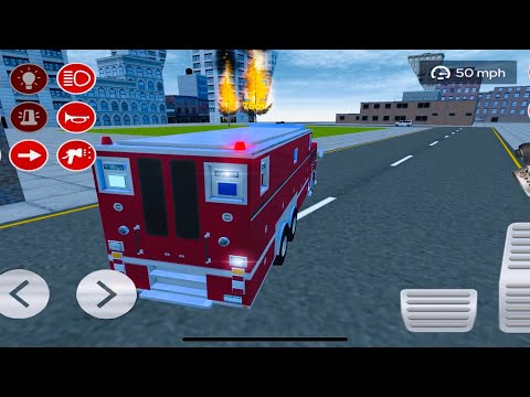 Real Fire Truck Driving Simulator 2022-Pro Fireman's Daily Job-Android/Ios Gameplay #12