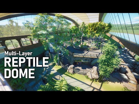 HUGE Multi-Layer Reptile DOME in Planet Zoo!