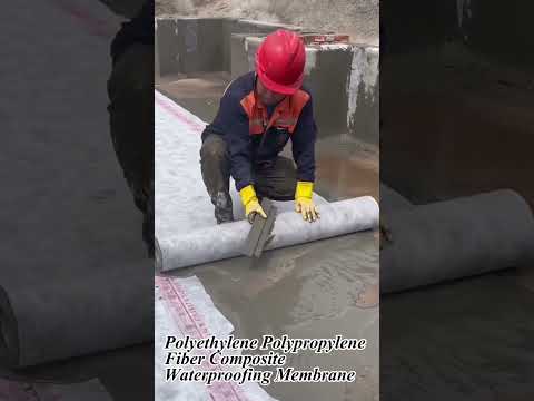 Polyethylene Polypropylene Fiber Composite Waterproofing Membrane