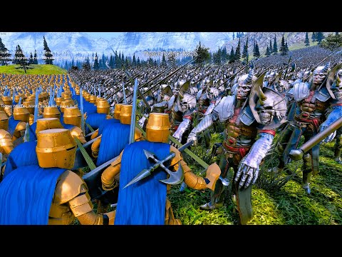 5000 Golden Knights Vs 25000 Nephilim - Ultimate Epic Battle Simulator UEBS