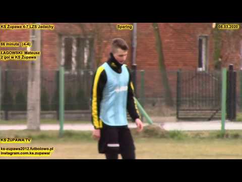 KS Żupawa 4-7 LZS Jadachy (4-4 Łagowski Mateusz) 08.03.2020