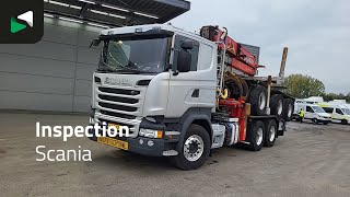 Camion transport de lemne Scania R580 R 6X4 NL-Truck Diebolt D28.81 Kran Crane Holztransport + Do | Imagine 4 - Autoline