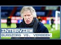 Verbeek foetert laatkomer Burgzorg uit | "Wat een koekenbakker!" | Interview | Eredivisie