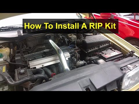 How to install a RIP (reverse intercooler pipping) kit on a Volvo 850, S70, V70, V70R, etc. - VOTD