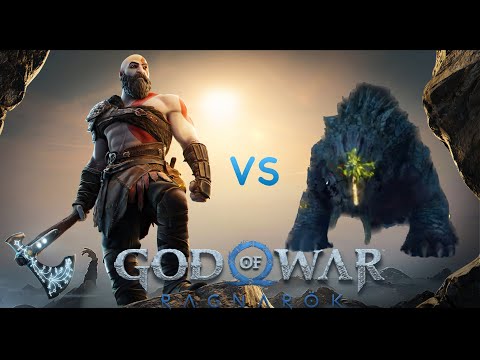 God of War Ragnarök Boss fight (Gravel Belly) No Mercy