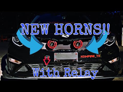 How To Install Aftermarket Horns (Hella + RELAY!!)