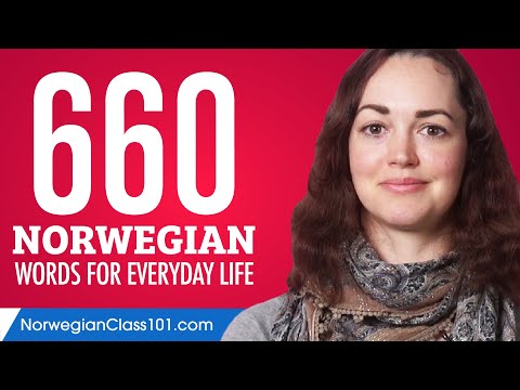 660 Norwegian Words for Everyday Life - Basic Vocabulary #33