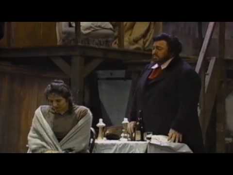 La Boheme - Pavarotti- "Che gelida manina"  Fiamma Izzo d' Amico "Si, mi chiamano Mimi"