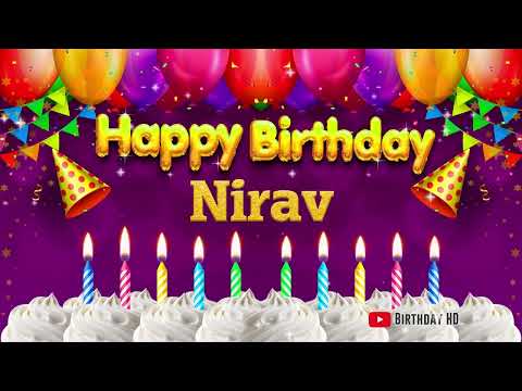Nirav Happy birthday To You - Happy Birthday song name Nirav 🎁
