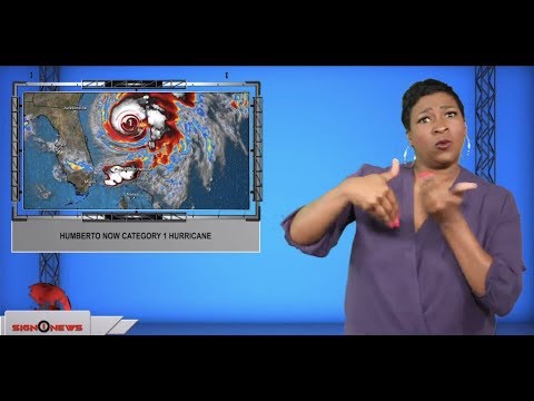 Humberto now Category 1 hurricane (ASL - 9.16.19)