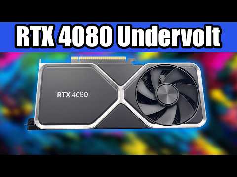 Undervolt your RTX 4080 for more FPS and Lower Temperature! - Tutorial