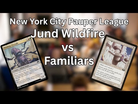 Jund Wildfire vs UW Familiars | NYC Pauper League S3W8 | MTG Gameplay