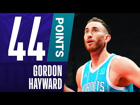 Gordon Hayward Scores A Career-High 44 PTS In The Hornets' Win