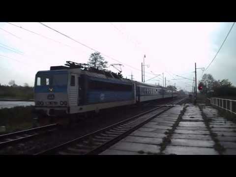 Průjezd vlaku Sp 1694 (ČD 363.115) - Málkov, 7. 5. 2013