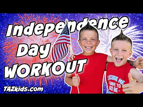 Independence Day Workout For Kids | Fun Fourth Of July Exercise!