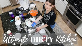 ULTIMATE DIRTY KITCHEN CLEANING MOTIVATION // CLEANING MOM