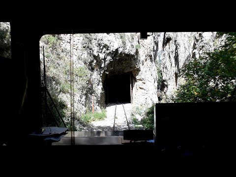 Cab Ride ODONTOTOS rack railway Mega Spileo / Zachlorou - Portes - Triklia - Οδοντωτός [3] - [340]