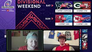 NFL Divisional Round Weekend 2024 - Preview and PREDICTIONS with GiantsNinersDubsSharks!