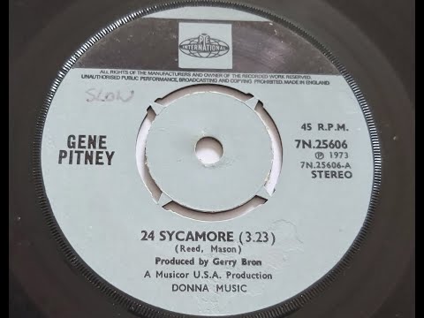 Gene Pitney '24 Sycamore' 1973 45 rpm