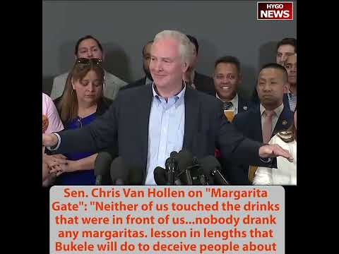 Van Hollen Defends 'Margarita Gate': 'Neither of Us Touched the Drinks'; Stephen Miller: 'His Heart Is Reserved for an MS-13 Terrorist'