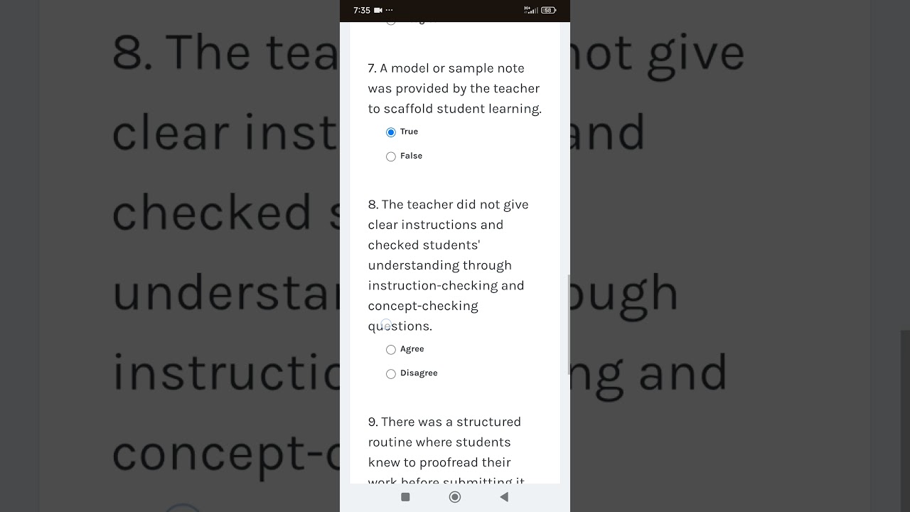 Module 1, 1.4(c) instruction and reflection