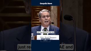 US-Iran war stability relies on UAE swap lines, says Secretary Bessent