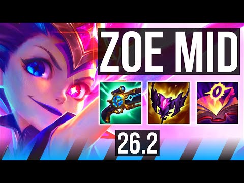 ZOE vs IRELIA (MID) | Good KDA: 14/1/5, 42K damage | EUNE Master | 26.2