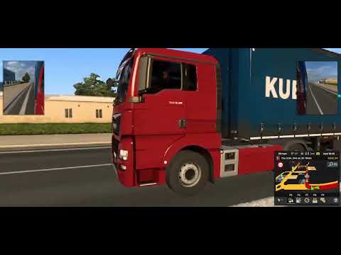 Driving A MAN TGX XL Route Calasis To Cardiff euro truck simulator 2