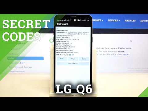 LG Q6 Secret Codes | Test Mode | Hidden Menu | LG Service Mode