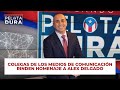 Colegas De Los Medios De Comunicación Rinden Homenaje A Alex Delgado