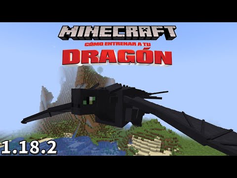 HOW TO TRAIN YOUR DRAGON IN MINECRAFT!!  😱🤩 |  MINECRAFT REVIEW MOD 1.18.2 |  dante583