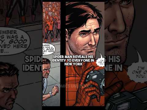 Spiderman Reveals His Identity to Everyone in New York