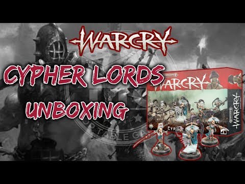 WARCRY CYPHER LORDS UNBOXING AND REVIEW!!