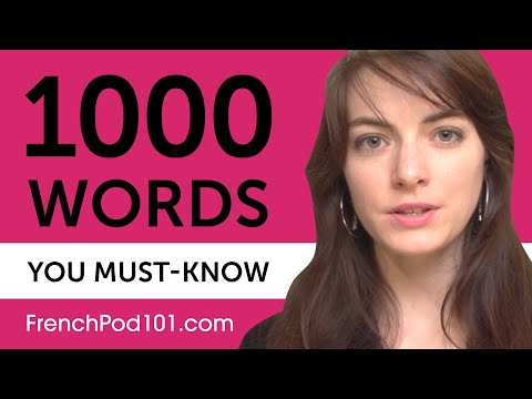 1000 Words Every French Beginner Must Know