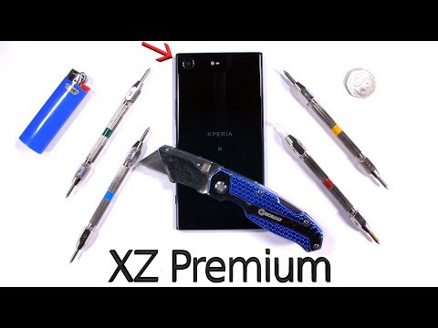 Xperia XZ PREMIUM Durability Test - Scratch Burn Bend Tested!