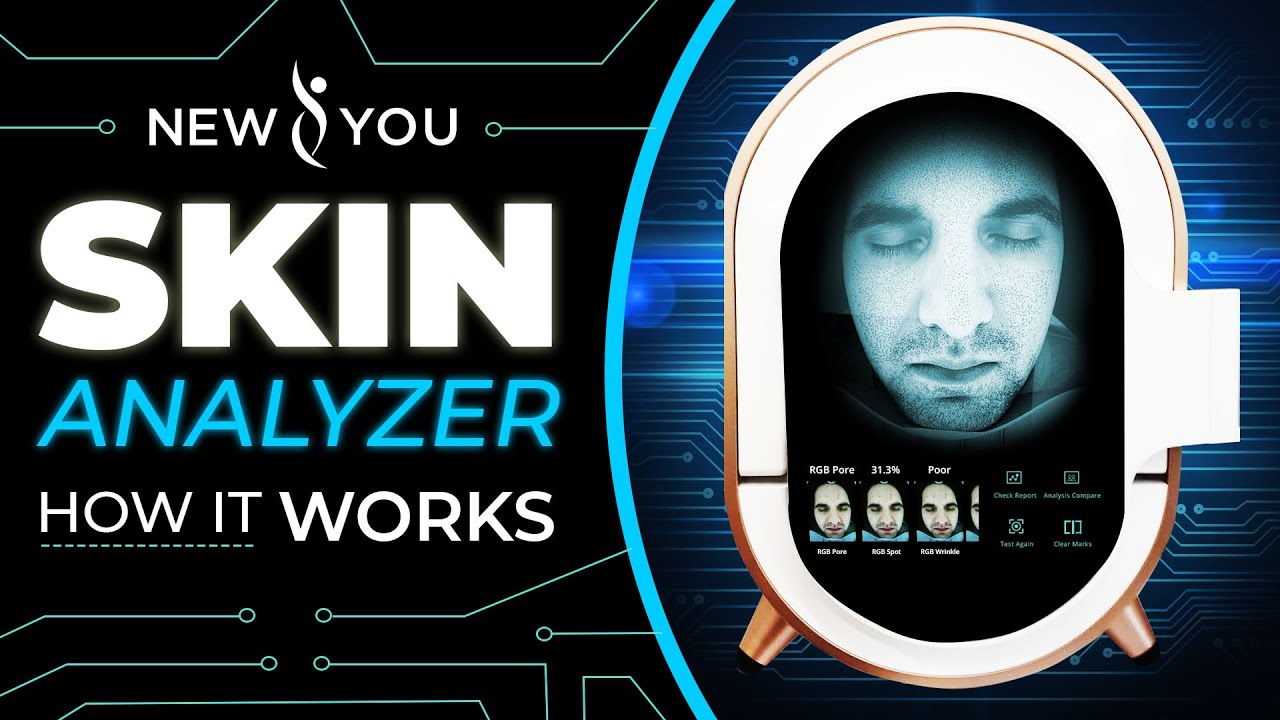 The NEW Skin Analyzer (HOW IT WORKS) | Male Treatment Demonstration | New You Cosmetic Centres