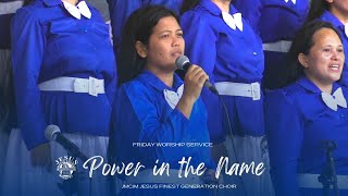 Download Lagu Power In The Name | JMCIM Marilao Bulacan JESUS Finest Gen Choir | August 18, 2023 Thumbnail
