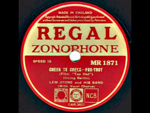 Lew Stone & His Band - 'Cheek To Cheek' - Vocal Sam Browne  (1935) - Mono to Stereo Conversion