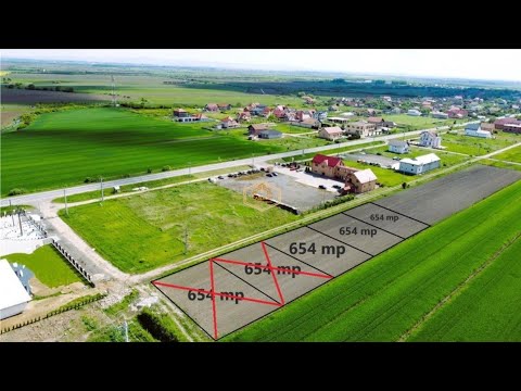 Loc de casa - 5 parcele cu P.U.Z. | Toate utilitatile in Botiz | Vezi video — Video